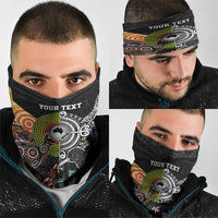 Australia New Zealand Neck Gaiter Maori Aboriginal Art Style LT9