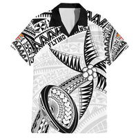 Custom Fiji Rugby Pacific Family Matching Long Sleeve Bodycon Dress and Hawaiian Shirt Polynesian Palm Tattoo