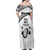 Custom Fiji Rugby Pacific Family Matching Off Shoulder Maxi Dress and Hawaiian Shirt Polynesian Palm Tattoo