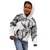 Custom Fiji Rugby Pacific Kid Hoodie Polynesian Palm Tattoo