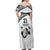 Custom Fiji Rugby Pacific Off Shoulder Maxi Dress Polynesian Palm Tattoo