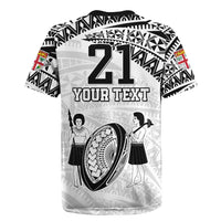 Custom Fiji Rugby Pacific Rugby Jersey Polynesian Palm Tattoo