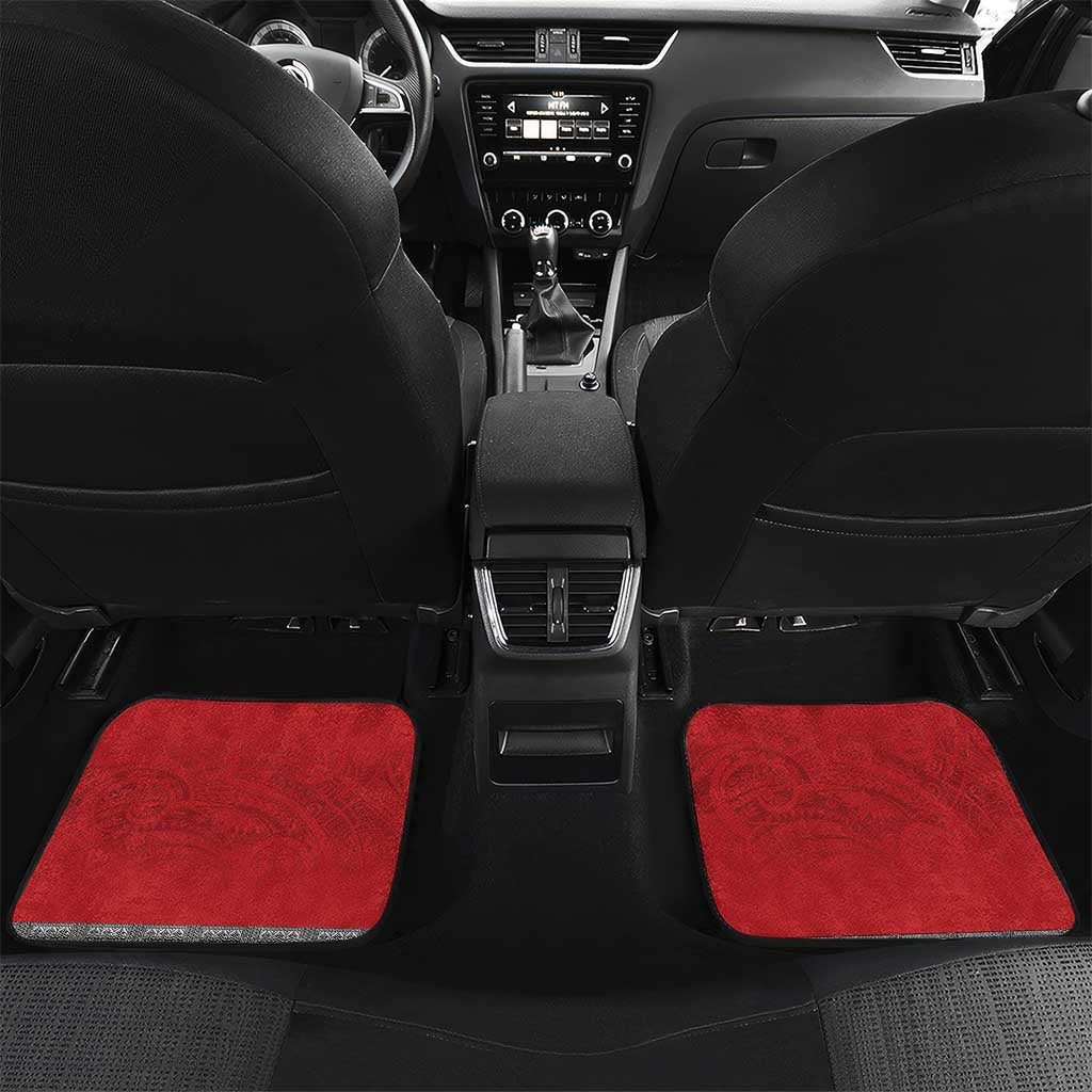 Personalised Tonga Rugby Pacific Car Mats Ikale Tahi Sipi Tau