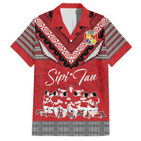 Personalised Tonga Rugby Pacific Family Matching Summer Maxi Dress and Hawaiian Shirt Ikale Tahi Sipi Tau