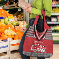 Personalised Tonga Rugby Pacific Grocery Bag Ikale Tahi Sipi Tau