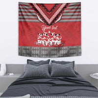 Personalised Tonga Rugby Pacific Tapestry Ikale Tahi Sipi Tau