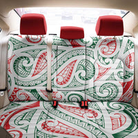 New Zealand Kowhaiwhai Christmas Back Car Seat Cover Traditional Maori Koru Pattern LT9 - Polynesian Pride