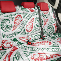 New Zealand Kowhaiwhai Christmas Back Car Seat Cover Traditional Maori Koru Pattern LT9 - Polynesian Pride
