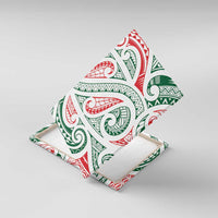 New Zealand Kowhaiwhai Christmas Canvas Wall Art Traditional Maori Koru Pattern - Polynesian Pride