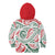 New Zealand Kowhaiwhai Christmas Kid Hoodie Traditional Maori Koru Pattern - Polynesian Pride