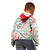 New Zealand Kowhaiwhai Christmas Kid Hoodie Traditional Maori Koru Pattern - Polynesian Pride