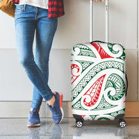 New Zealand Kowhaiwhai Christmas Luggage Cover Traditional Maori Koru Pattern LT9 - Polynesian Pride