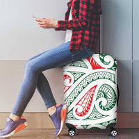 New Zealand Kowhaiwhai Christmas Luggage Cover Traditional Maori Koru Pattern LT9 - Polynesian Pride