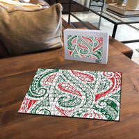 New Zealand Kowhaiwhai Christmas Puzzle Traditional Maori Koru Pattern - Polynesian Pride