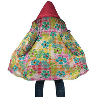 Hawaiian Palaka Cloak Hibiscus Palm Leaf Pattern - Polynesian Pride