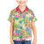 Hawaiian Palaka Family Matching Mermaid Dress and Hawaiian Shirt Hibiscus Palm Leaf Pattern - Polynesian Pride