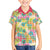 Hawaiian Palaka Family Matching Off Shoulder Maxi Dress and Hawaiian Shirt Hibiscus Palm Leaf Pattern - Polynesian Pride