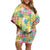 Hawaiian Palaka Family Matching Off Shoulder Short Dress and Hawaiian Shirt Hibiscus Palm Leaf Pattern - Polynesian Pride
