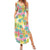 Hawaiian Palaka Family Matching Summer Maxi Dress and Hawaiian Shirt Hibiscus Palm Leaf Pattern - Polynesian Pride