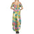 Hawaiian Palaka Family Matching Summer Maxi Dress and Hawaiian Shirt Hibiscus Palm Leaf Pattern - Polynesian Pride