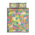 Hawaiian Palaka Quilt Bed Set Hibiscus Palm Leaf Pattern - Polynesian Pride