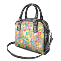 Hawaiian Palaka Shoulder Handbag Hibiscus Palm Leaf Pattern LT9 - Polynesian Pride