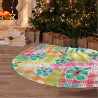 Hawaiian Palaka Tree Skirt Hibiscus Palm Leaf Pattern LT9 - Polynesian Pride