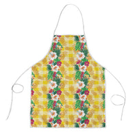 Hawaiian Palaka Apron Hibiscus Pineapple Lei - Polynesian Pride