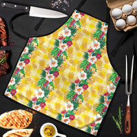 Hawaiian Palaka Apron Hibiscus Pineapple Lei - Polynesian Pride
