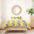 Hawaiian Palaka Bedding Set Hibiscus Pineapple Lei - Polynesian Pride