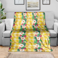 Hawaiian Palaka Blanket Hibiscus Pineapple Lei - Polynesian Pride