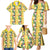 Hawaiian Palaka Family Matching Mermaid Dress and Hawaiian Shirt Hibiscus Pineapple Lei - Polynesian Pride
