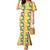 Hawaiian Palaka Family Matching Mermaid Dress and Hawaiian Shirt Hibiscus Pineapple Lei - Polynesian Pride