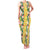 Hawaiian Palaka Family Matching Tank Maxi Dress and Hawaiian Shirt Hibiscus Pineapple Lei - Polynesian Pride