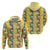 Hawaiian Palaka Hoodie Hibiscus Pineapple Lei - Polynesian Pride