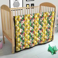 Hawaiian Palaka Quilt Hibiscus Pineapple Lei - Polynesian Pride