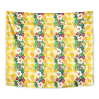 Hawaiian Palaka Tapestry Hibiscus Pineapple Lei LT9 - Polynesian Pride