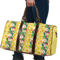 Hawaiian Palaka Travel Bag Hibiscus Pineapple Lei LT9 - Polynesian Pride