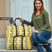 Hawaiian Palaka Travel Bag Hibiscus Pineapple Lei LT9 - Polynesian Pride