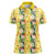 Hawaiian Palaka Women Polo Shirt Hibiscus Pineapple Lei - Polynesian Pride