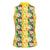 Hawaiian Palaka Women Sleeveless Polo Shirt Hibiscus Pineapple Lei - Polynesian Pride