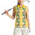 Hawaiian Palaka Women Sleeveless Polo Shirt Hibiscus Pineapple Lei - Polynesian Pride