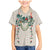 Brown Hawaiian Palaka Family Matching Mermaid Dress and Hawaiian Shirt Kukui Nut Money Lei - Polynesian Pride