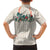 Brown Hawaiian Palaka Hawaiian Shirt Kukui Nut Money Lei - Polynesian Pride