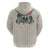 Brown Hawaiian Palaka Hoodie Kukui Nut Money Lei - Polynesian Pride