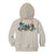 Brown Hawaiian Palaka Kid Hoodie Kukui Nut Money Lei - Polynesian Pride