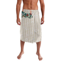 Brown Hawaiian Palaka Lavalava Kukui Nut Money Lei - Polynesian Pride