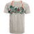 Brown Hawaiian Palaka T Shirt Kukui Nut Money Lei - Polynesian Pride