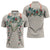 Brown Hawaiian Palaka Zipper Polo Shirt Kukui Nut Money Lei - Polynesian Pride