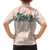 Peach Hawaiian Palaka Hawaiian Shirt Kukui Nut Money Lei - Polynesian Pride